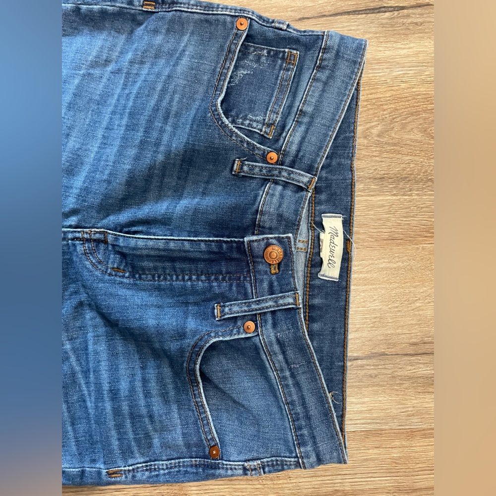Madewell Size 28 Women's 9inch High Rise Skinny Crop Blue Jeans - Picture 4 of 6